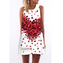 Load image into Gallery viewer, Chuqian Summer Dress Women 2019 Retro Casual Office Clothing Sleeveless Beach Dresses Cartoon Plant Print Vest Dress Vestido