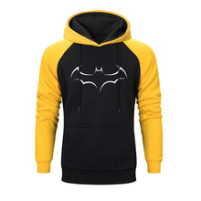 Load image into Gallery viewer, Super Hero Batman Sweatshirt Men Printed Raglan Hoodie Gray Black Sweatshirts 2019 Autumn And Winter Simple Comfortable Hoodies