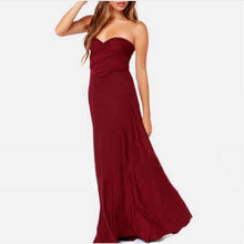 Load image into Gallery viewer, Sexy Women Multiway Wrap Convertible Boho Maxi Club Red Dress Bandage Long Dress Women Party Bridesmaids Infinity Ladies Dresses
