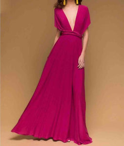 Sexy Women Multiway Wrap Convertible Boho Maxi Club Red Dress Bandage Long Dress Women Party Bridesmaids Infinity Ladies Dresses