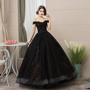 Quinceanera Dresses 2020 New Elegant Boat Neck Luxury Lace Embroidery Vestidos De 15 Anos Party Prom Vintage Quinceanera Gown F