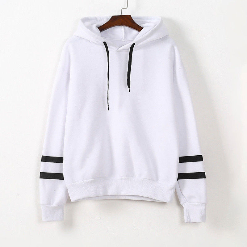 Womens Long Sleeve Hoodie Sweatshirt Sexy 2018 Fashion Jumper Hooded Pullover Tops Casual Ladies Top