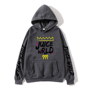 2020 Sudadera con capucha de color rojo blanco y negro juicewrd juice wrld trap rap rainbow glitch juice world