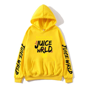 2020 Sudadera con capucha de color rojo blanco y negro juicewrd juice wrld trap rap rainbow glitch juice world